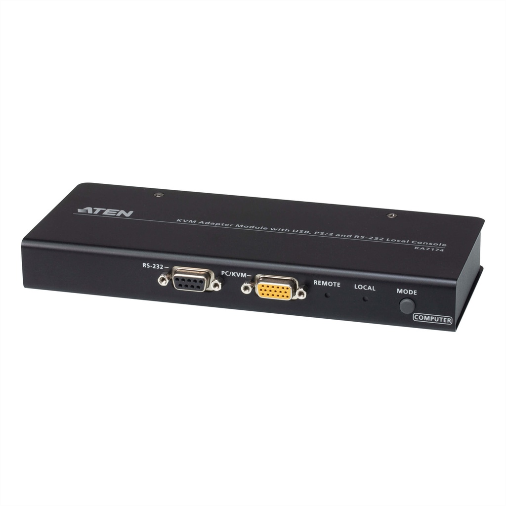 ATEN KA7174 KVM Adapter Modul mit lokaler USB PS/2 und RS-232 Konsole - Adapter - Digital/Daten