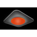 Synergy 21 Rundleuchte transparent zub. 18/24W Abdeckung orange