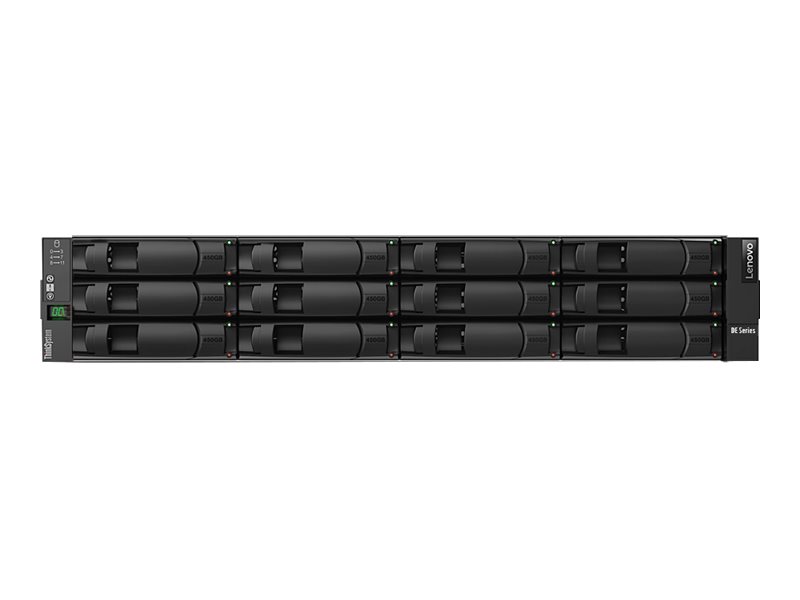 Lenovo ThinkSystem DE120S 2U12 LFF Expansion Enclosure - Speichergehäuse - 12 Schächte (SAS-3)