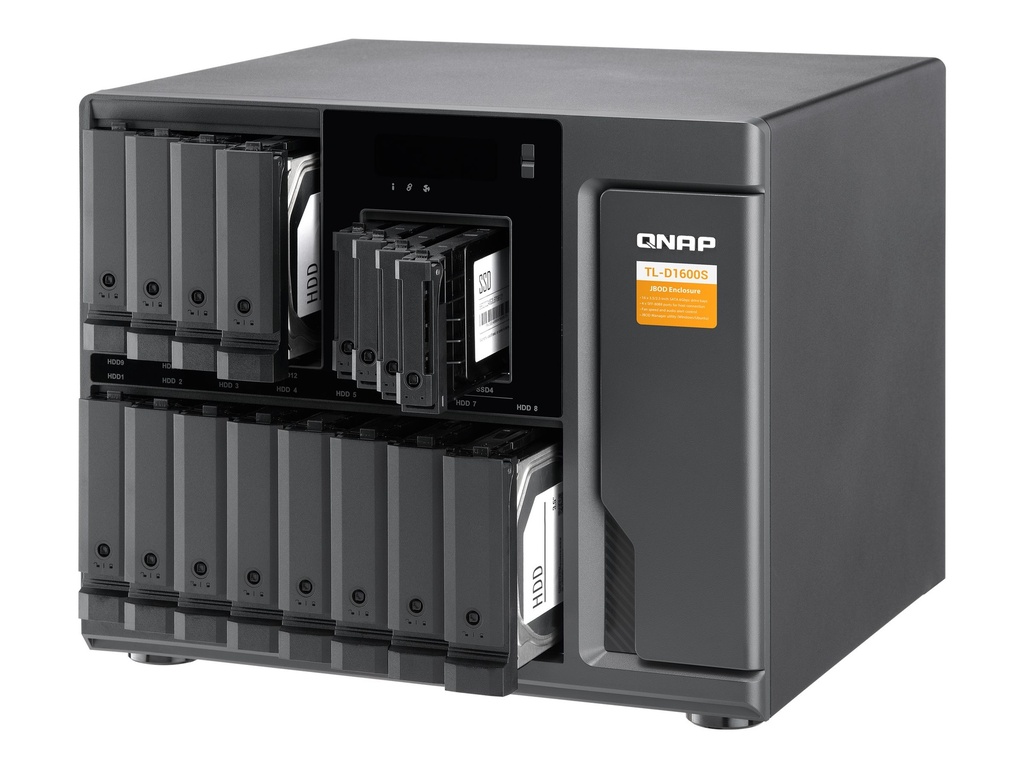 QNAP TL-D1600S - Festplatten-Array - 16 Schächte (SATA-600)