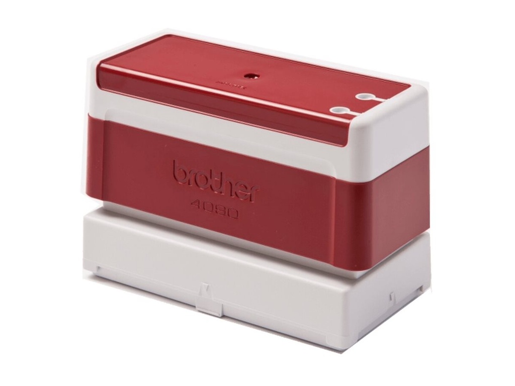 [PR4090R6P] Brother 4090 - Stempel - vorgetränkt - Rot - Benutzerdefinierter Text - 40 x 90 mm (Packung mit 6)