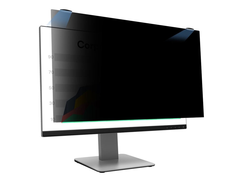 3M Blickschutzfilter - Blickschutzfilter für Bildschirme - 2-Wege - entfernbar - magnetisch - 63.5 cm (25")