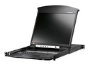 ATEN KL1508AiN - KVM-Konsole mit KVM-Switch - 8 Anschlüsse - PS/2, USB - 48.3 cm (19")