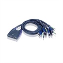 ATEN CS64US - KVM Switch VGA USB Audio - KVM-Umschalter - 4-Port