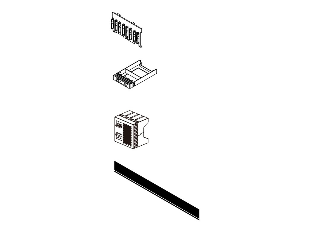 Lenovo Server 8 x 2,5" Gen 5 AnyBay Backplane-Kit