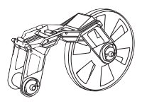 Brother MCFA1WH - Weiß - 15 mm x 310 m - Farbbandkassette