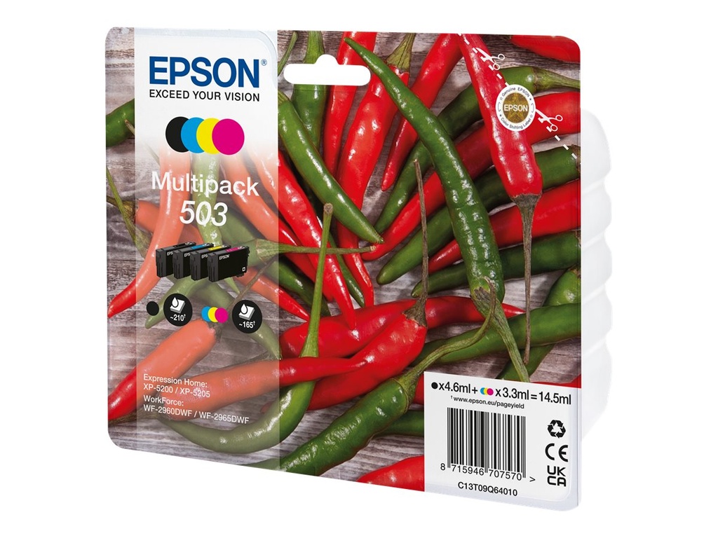 Epson 503 Multipack - 4er-Pack - Schwarz, Gelb