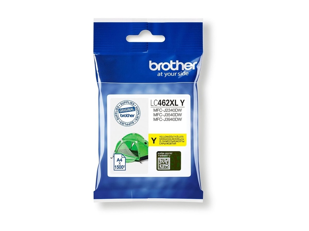 Brother LC462XLY - Mit hoher Kapazität - Gelb
