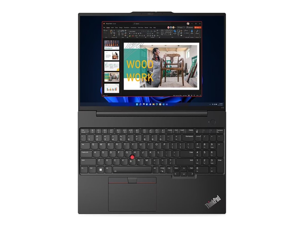 Lenovo ThinkPad E16 Gen 1 21JT - AMD Ryzen 5 7530U / 2 GHz - Win 11 Pro - Radeon Graphics - 8 GB RAM - 256 GB SSD TCG Opal Encryption 2, NVMe - 40.6 cm (16")