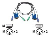 ATEN 2L-5003P/C - Tastatur- / Video- / Maus- (KVM-)