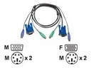 ATEN 2L-5003P/C - Tastatur- / Video- / Maus- (KVM-)
