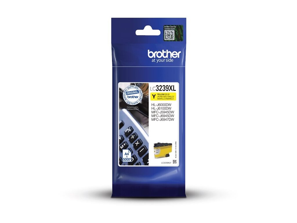 Brother LC3239XLY - Hohe Ergiebigkeit - Gelb