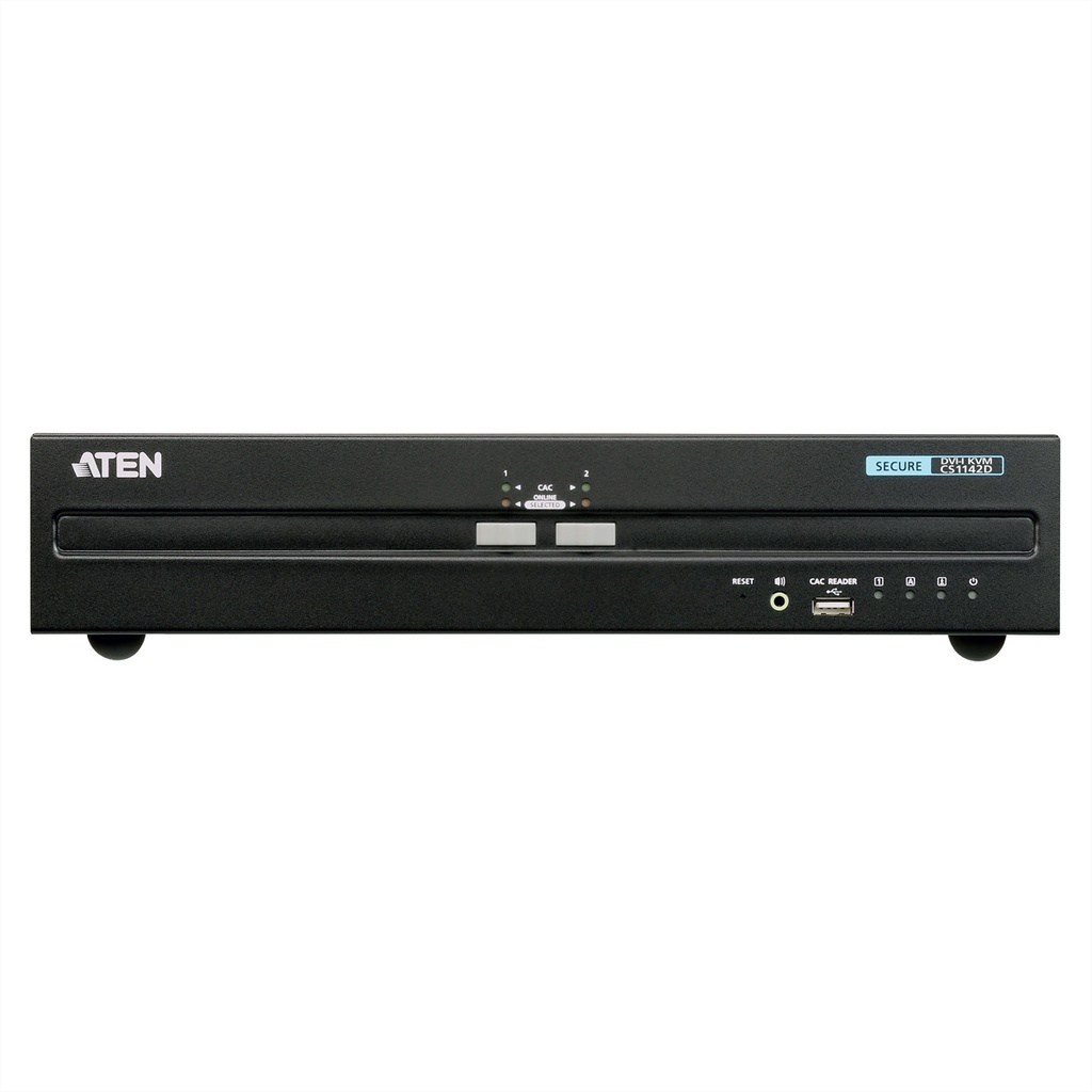 ATEN CS1142D - 3840 x 2160 Pixel - 4K Ultra HD - 5,8 W - Schwarz