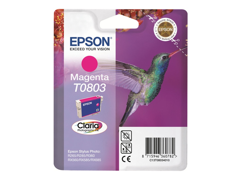 Epson Tintenpatrone magenta T 080 0803 - Original - Tintenpatrone