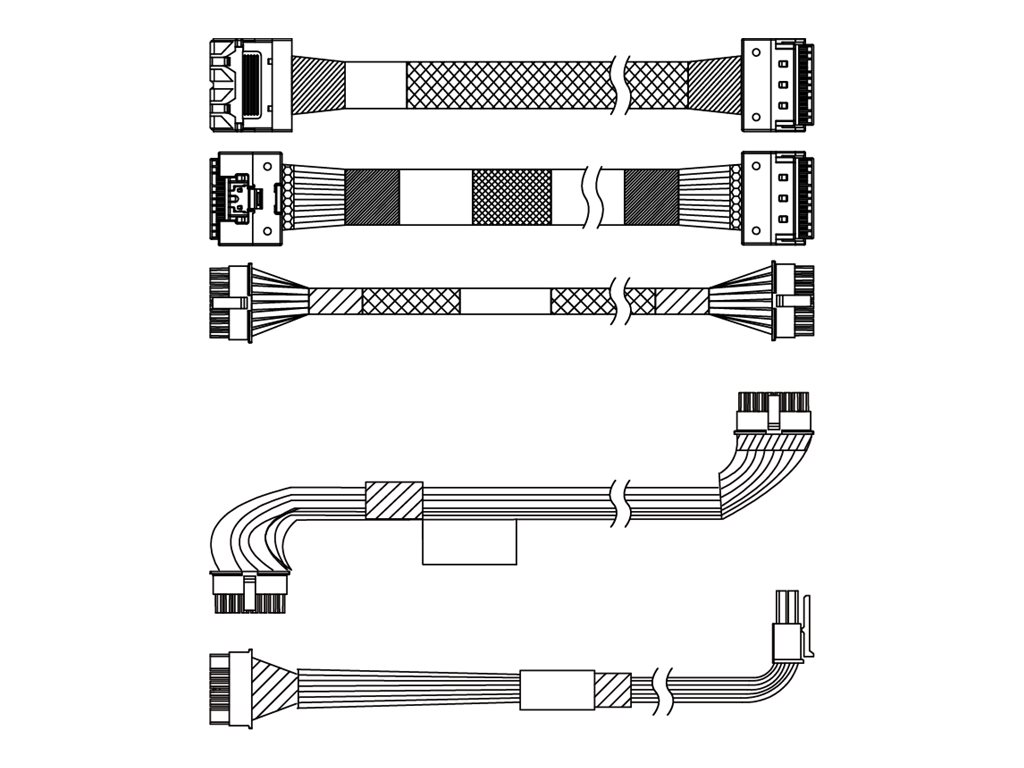 Lenovo Speicherkabelkit - für 3,5"/2,5" Chassis