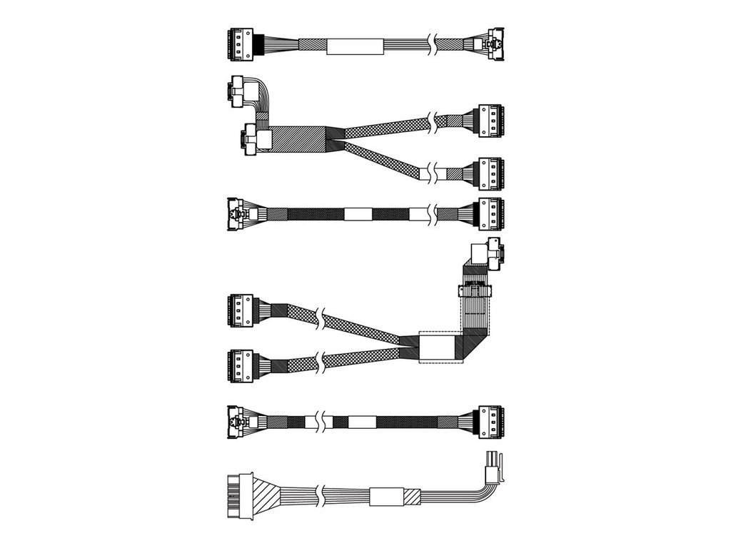 Lenovo Speicherkabelkit - für 2,5" Chassis-Front