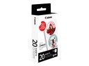 Canon ZINK - Selbstklebend - Durchmesser 33 mm 40 Etikett(en) (20 Bogen x 2 vorgestanzte Kreisfotoaufkleber
