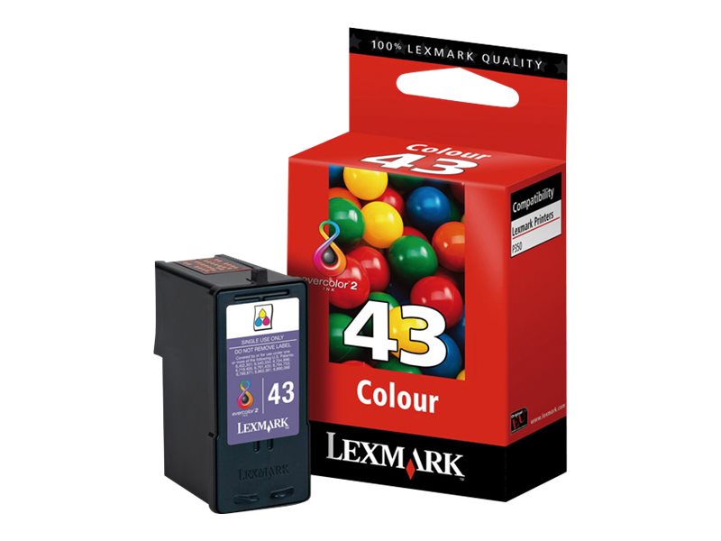 Lexmark Cartridge No. 43 - Farbe (Cyan, Magenta