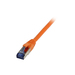 Synergy 21 Patchkabel RJ45 CAT6A 500Mhz orange S-STP S/FTP TPE/LSZH Superflex - Kabel - Netzwerk
