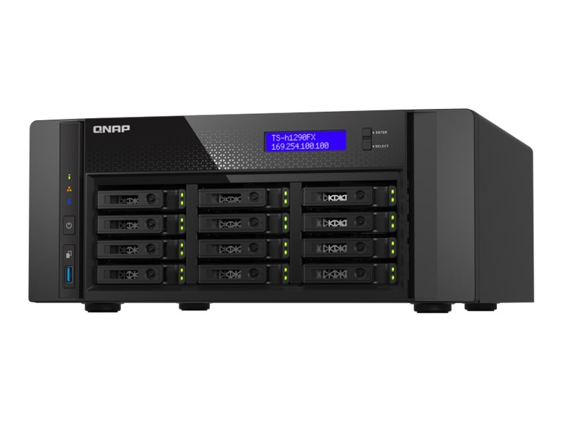 QNAP TS-h1290FX - NAS-Server - 12 Schächte - SATA 6Gb/s / PCIe (NVMe)