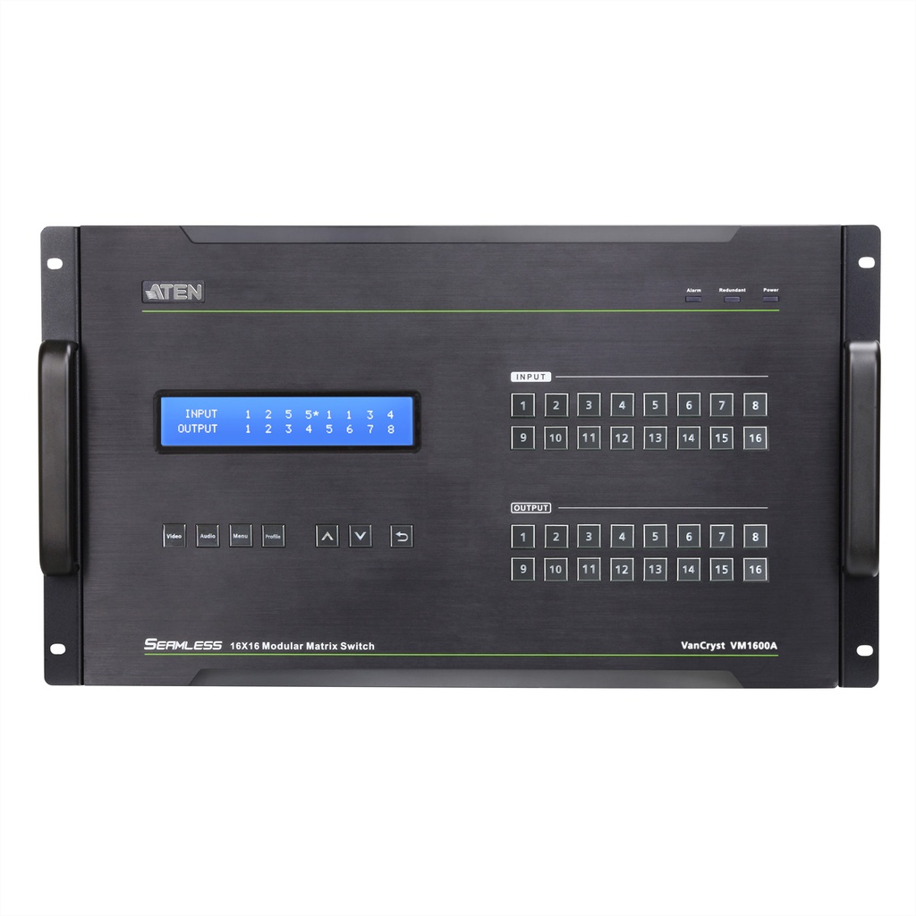 ATEN 16 x 16 Modular Matrix Switch 16 16 - RS-232 - Video-Eingang