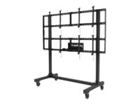 Peerless AV Portable Video Wall DS-C560-2X2 - Wagen - für 4 LCD-/Plasma-Konsolen - Aluminium - schwarze Pulverbeschichtung - Bildschirmgröße: 116.8-152.4 cm (46"-60")