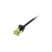 Synergy 21 Patchkabel RJ45 CAT6A 500Mhz schwarz U/FTP slimline rund d - Kabel - Netzwerk