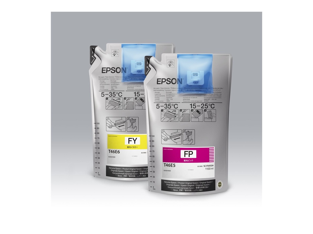 Epson T46D5 - 2er-Pack - 1000 ml - fluoreszierend