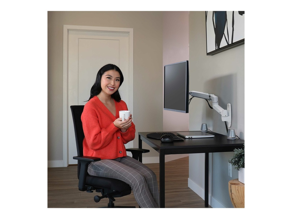 Ergotron LX - Befestigungskit (Monitorarm) - für LCD-Display - Aluminium - weiß - Bildschirmgröße: bis zu 86,4 cm (bis zu 34 Zoll)