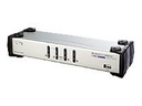 ATEN CS1744 Tastatur/Video/Maus (KVM)-Switch Weiß