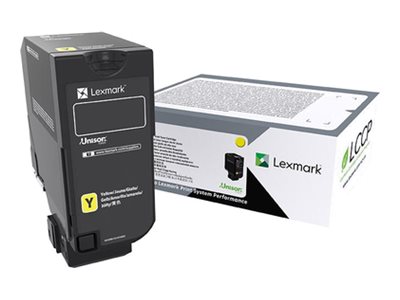 Lexmark Gelb - original - Tonerpatrone - für Lexmark CS727de