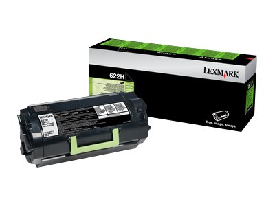Lexmark 622H - Hohe Ergiebigkeit - Schwarz - original
