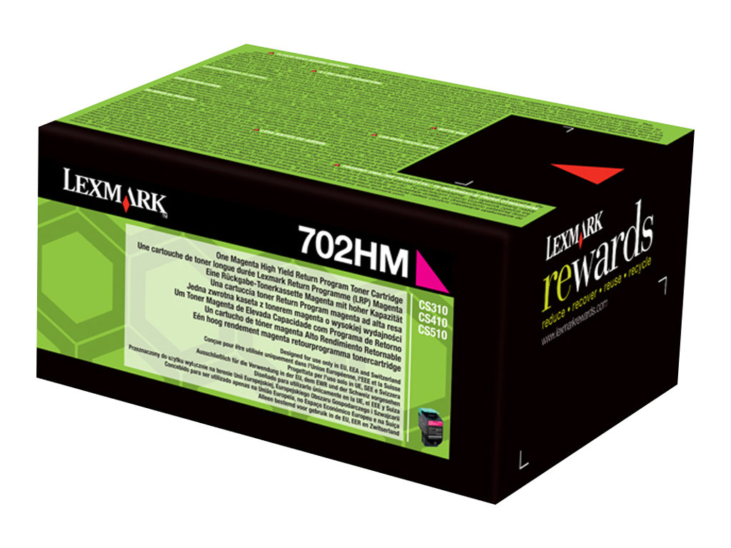 Lexmark 702HM - Magenta - original - Tonerpatrone LCCP, LRP