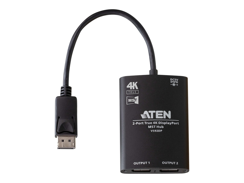 ATEN VS92DP - Video-Verteiler - 2 x DisplayPort