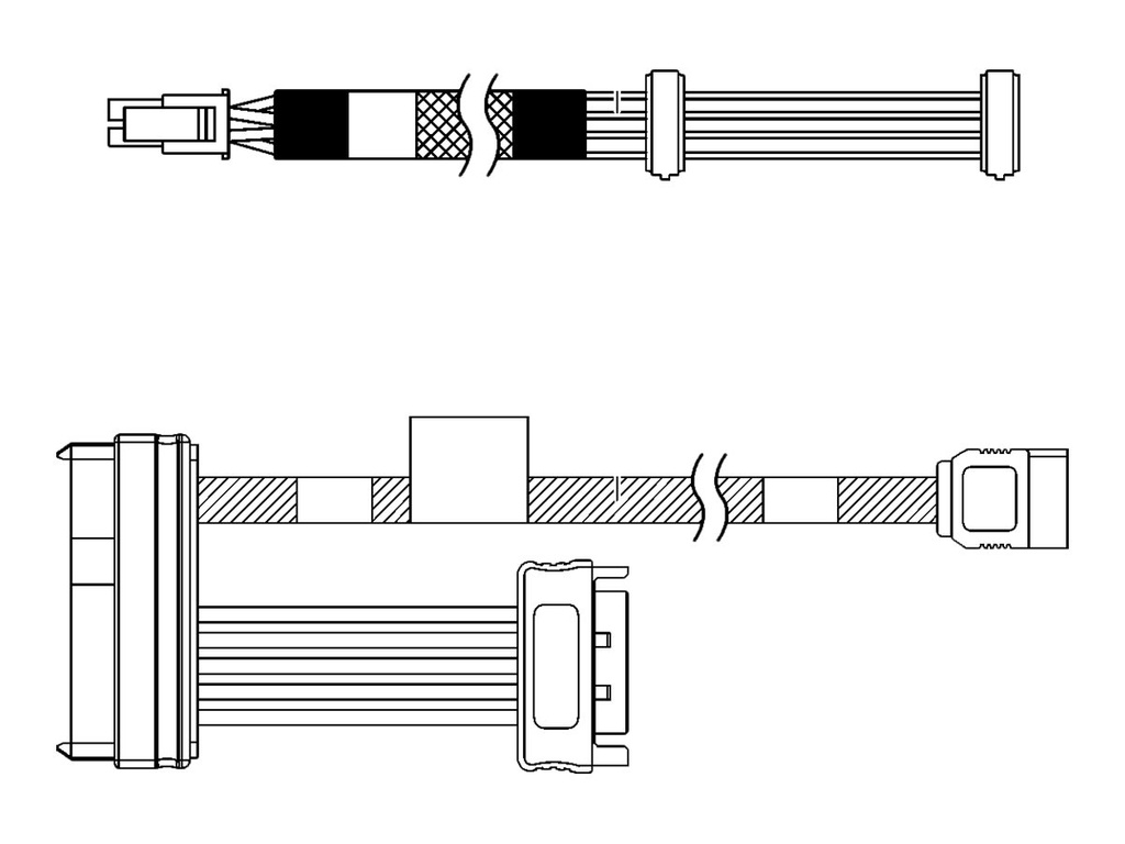 Lenovo Speicherkabelkit - für ThinkSystem ST250