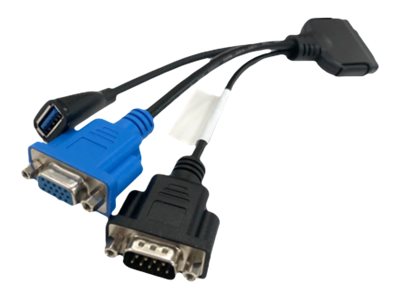 Lenovo ThinkSystem Console Breakout - Tastatur- / Video- / Maus- (KVM-)