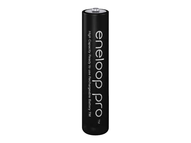 [BK-4HCDE/4BE] Panasonic eneloop pro BK-4HCDE/4BE - Batterie 4 x AAA - (wiederaufladbar)
