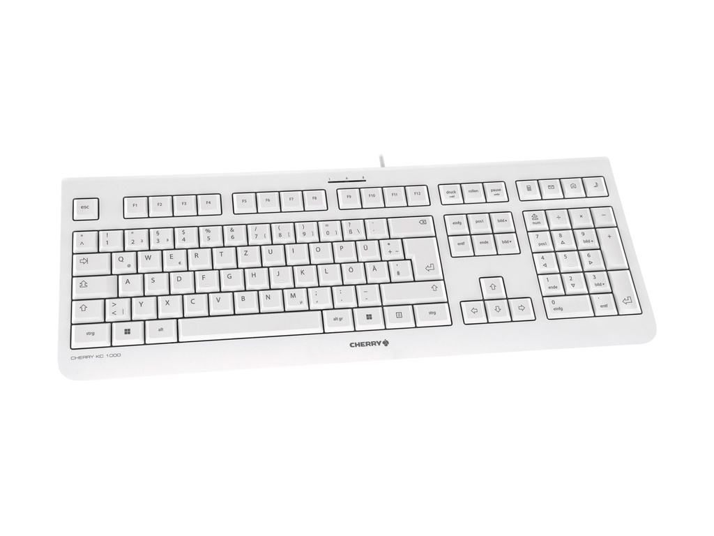 Cherry KC 1000 - Tastatur - Pan Nordisch - Hellgrau