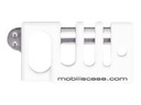 Mobilis Kabel - Organizer - weiß
