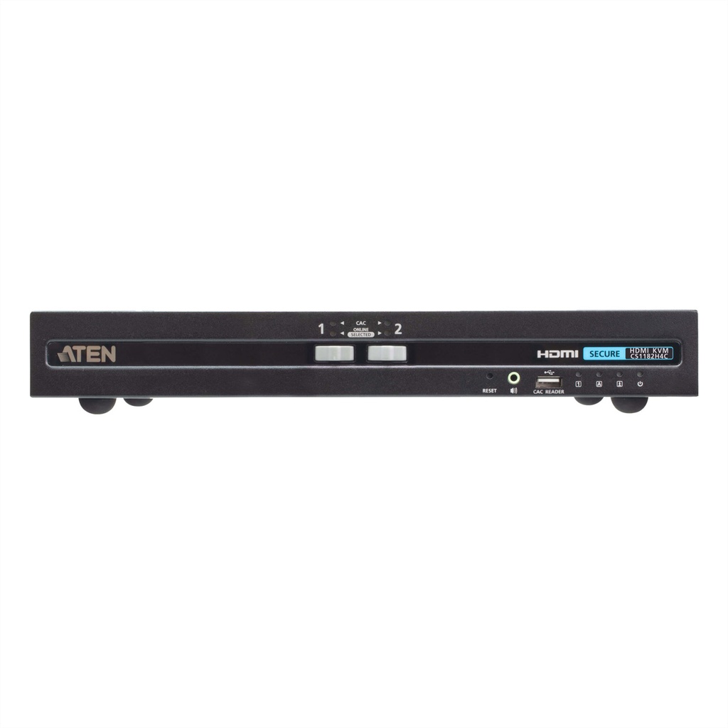 ATEN USB - 4K HDMI Secure KVM Switch with C - KVM-Umschalter - 2-Port