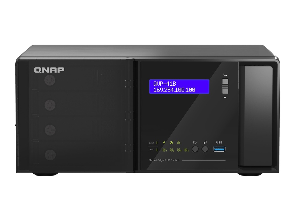 [QVP-41B-8G-P] QNAP QVP-41B - NVR - 8 Kanäle - netzwerkfähig