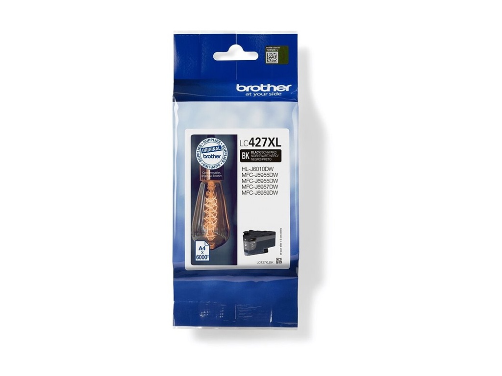 Brother LC427XLBK - Mit hoher Kapazität - Schwarz