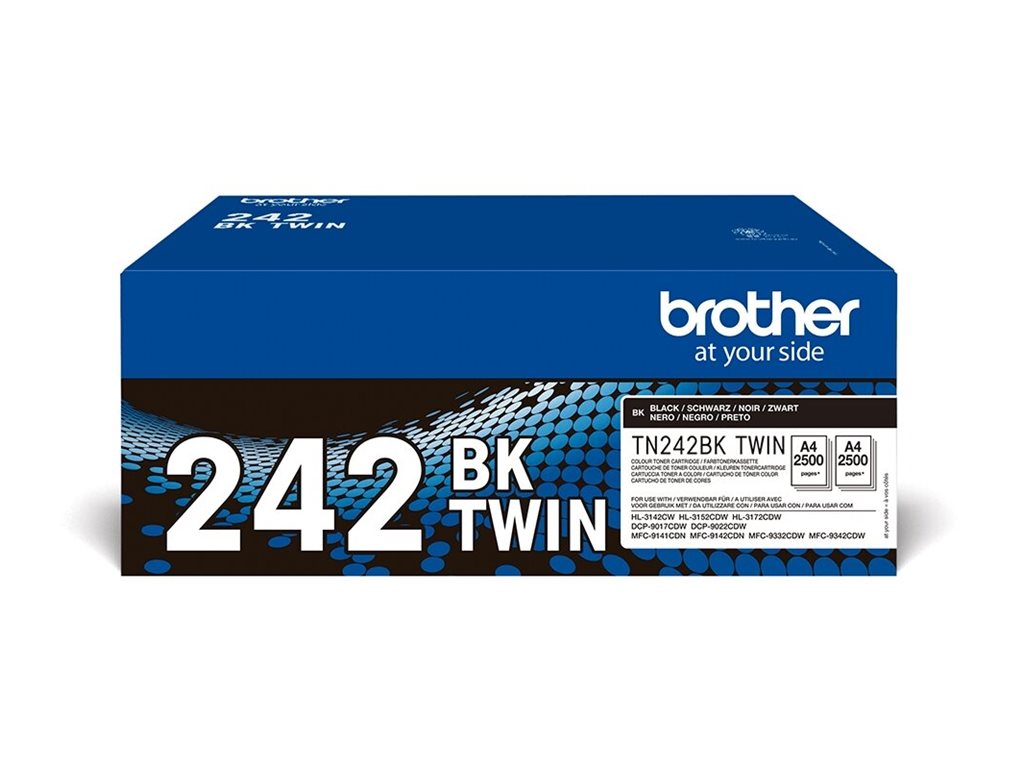 [TN242BKTWIN] Brother TN242 BKTWIN - 2er-Pack - Schwarz - original