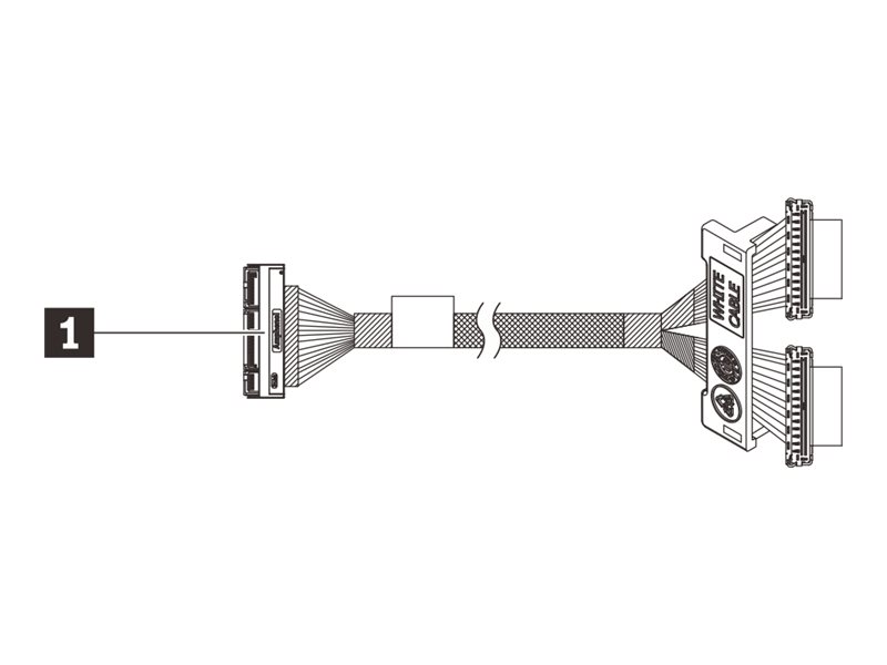 Lenovo ThinkSystem SD665 V3 SharedIO Cable