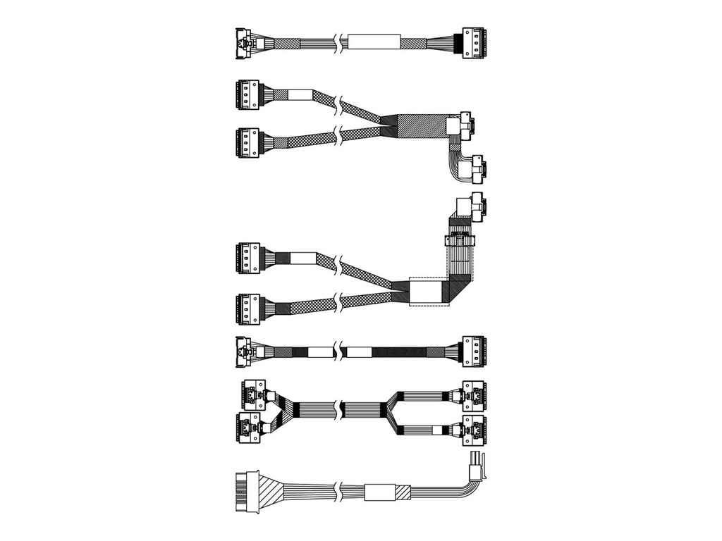 Lenovo Speicherkabelkit - für 24x2,5" Chassis