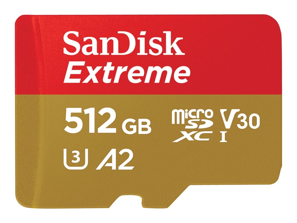 SanDisk Extreme - Flash-Speicherkarte (microSDXC-an-SD-Adapter