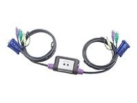 ATEN CS-62A - KVM-/Audio-Switch - 2 x KVM/Audio