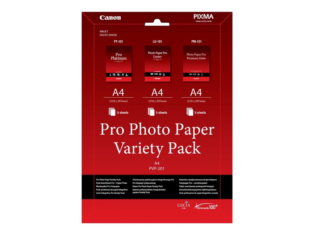 Canon Pro Variety Pack PVP-201 - A4 (210 x 297