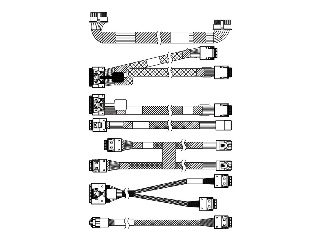 Lenovo Speicherkabelkit - für 10 x 2,5" AnyBay