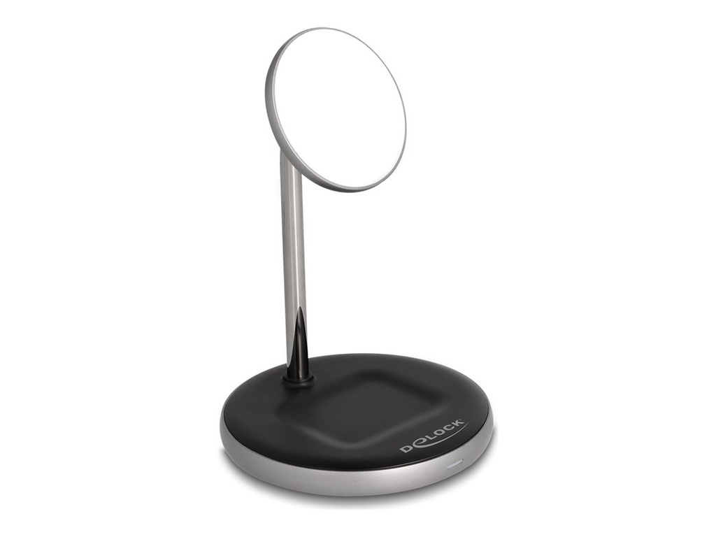 [66468] Delock Kabelloses Ladegerät - 2-in-1 - 15 Watt